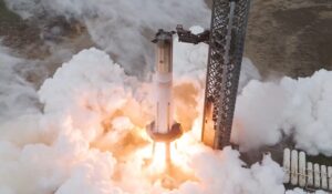 spacex starship test fuoco statico super heavy