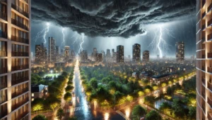 tempesta maltempo città