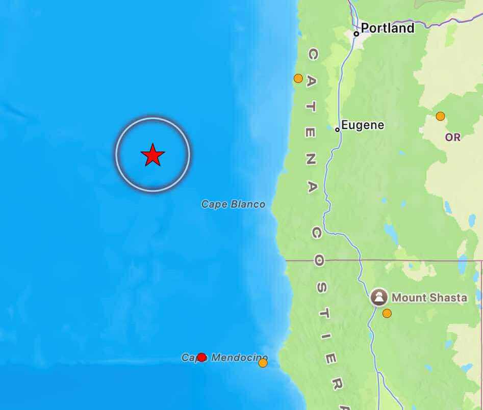 terremoto oggi usa oregon
