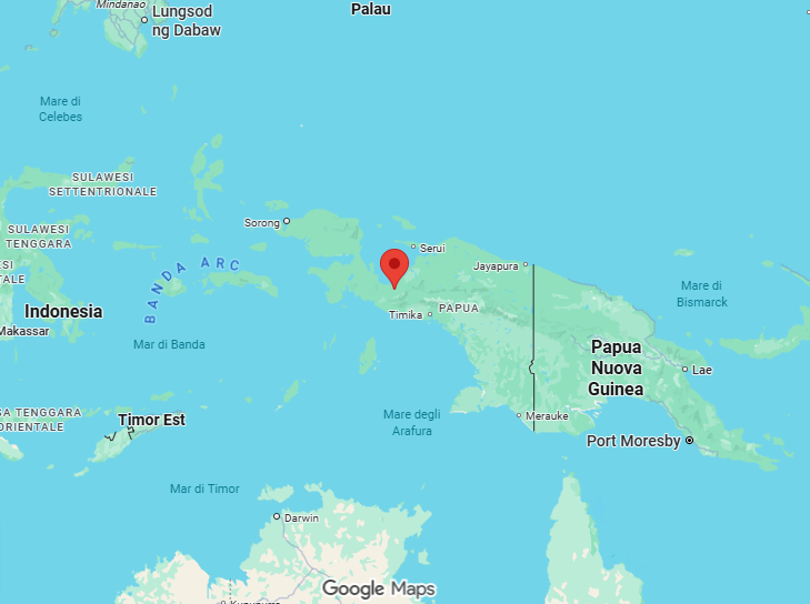 terremoto papua indonesia