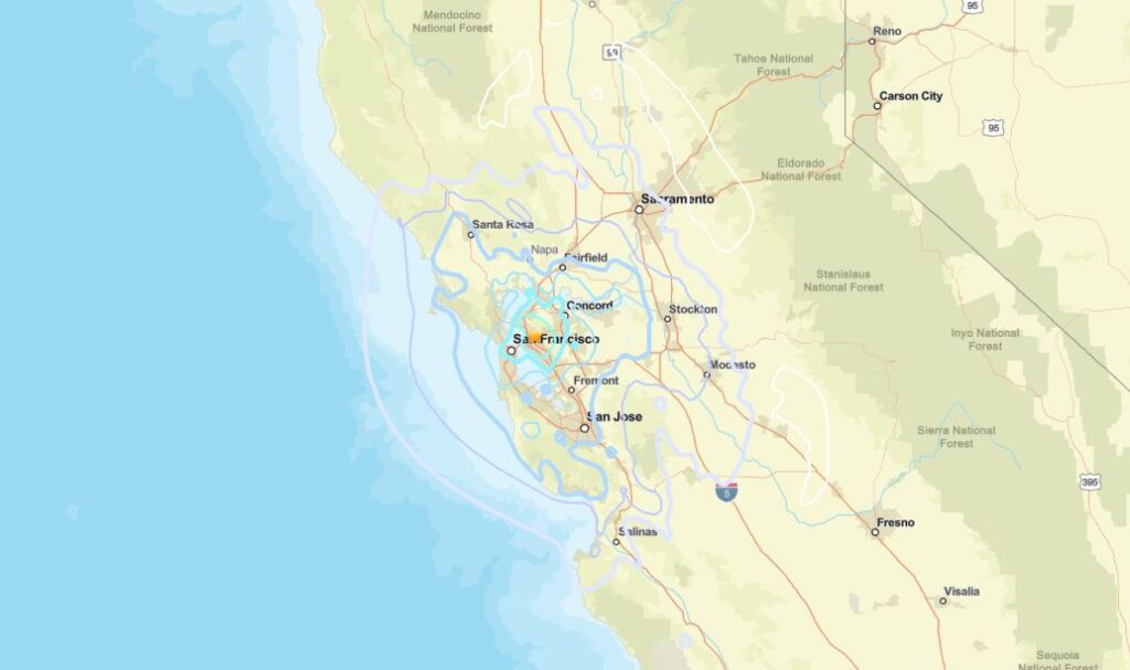 terremoto san francisco california