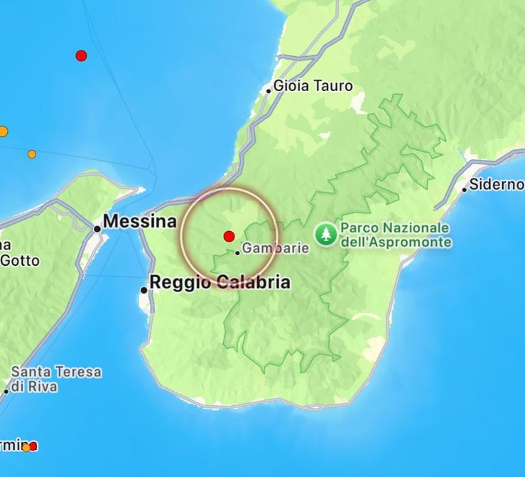 terremoto santo stefano in aspromonte calabria