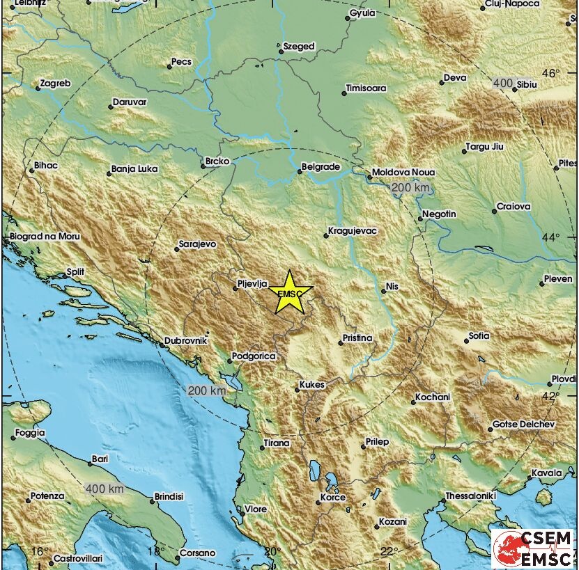terremoto serbia