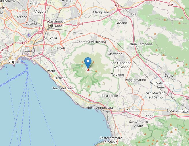 terremoto vesuvio oggi
