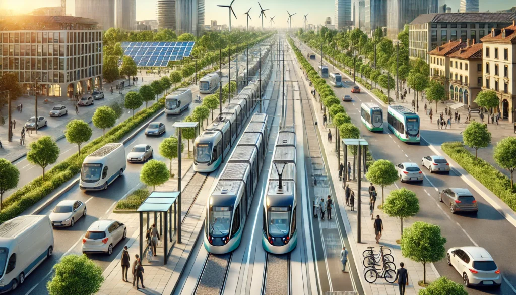 tram città