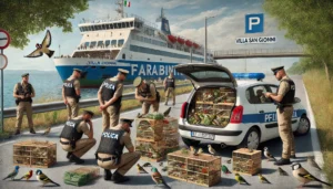 uccelli protetti sequestrati