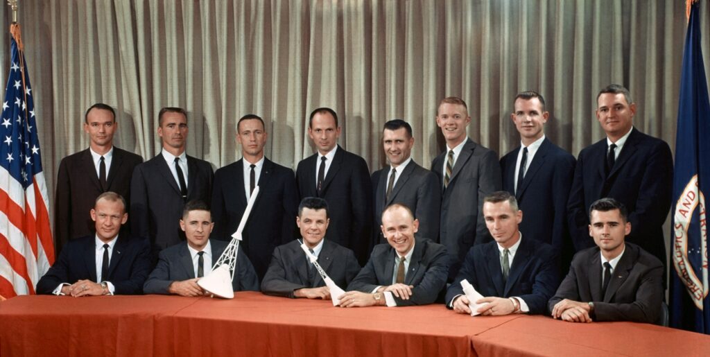 3 gruppo astronauti nasa 18 ottobre 63