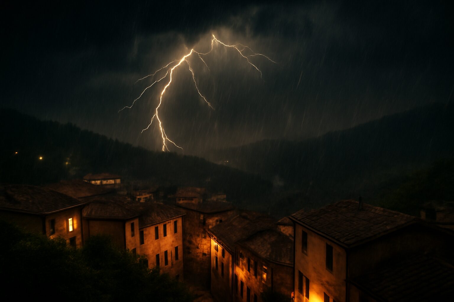 Allerta meteo Campania: precipitazioni intense, rischio frane e allagamenti
