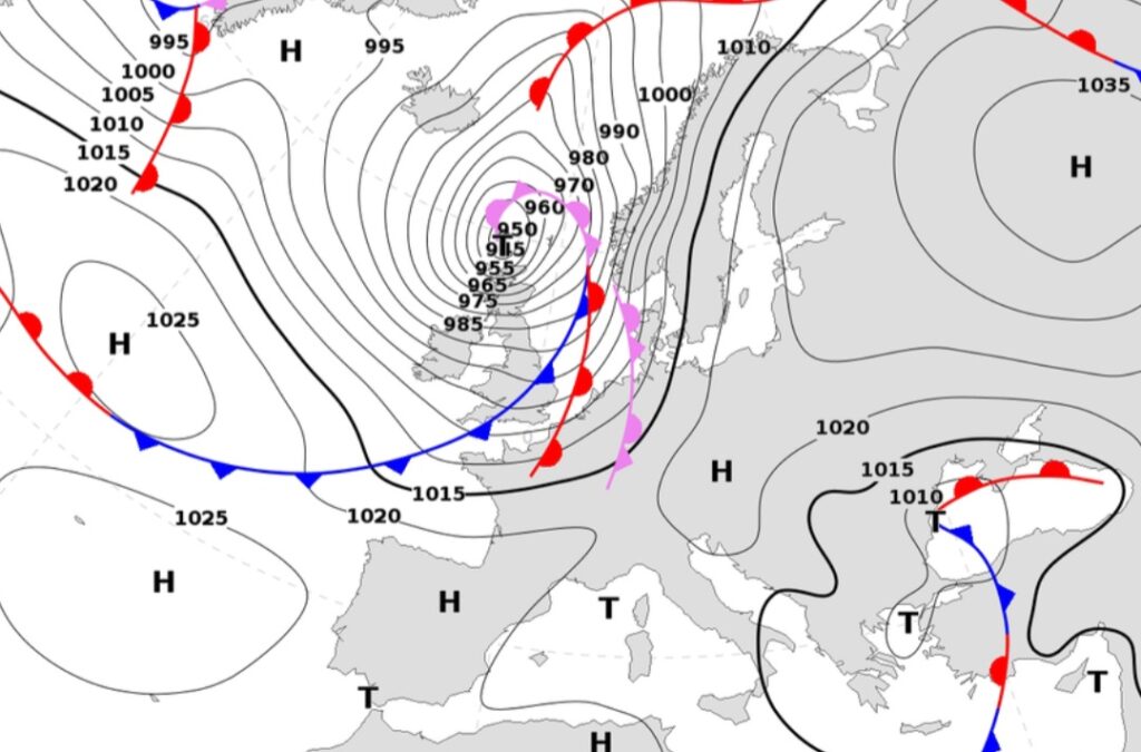 Allerta Meteo Europa tempesta Amy