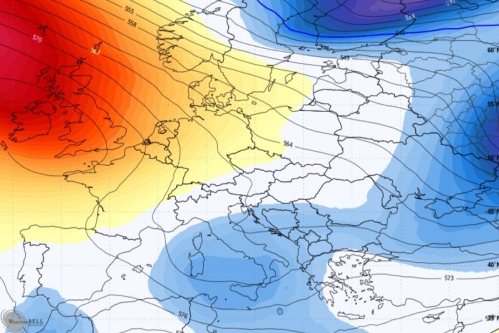 Blocco anticiclonico e goccia fredda