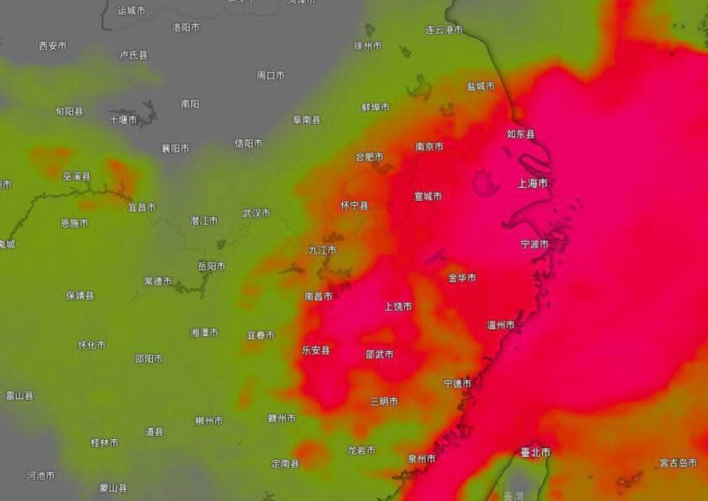 Caldo Cina 6 ottobre