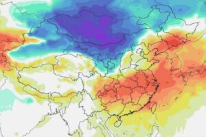 Caldo record Cina 13 ottobre