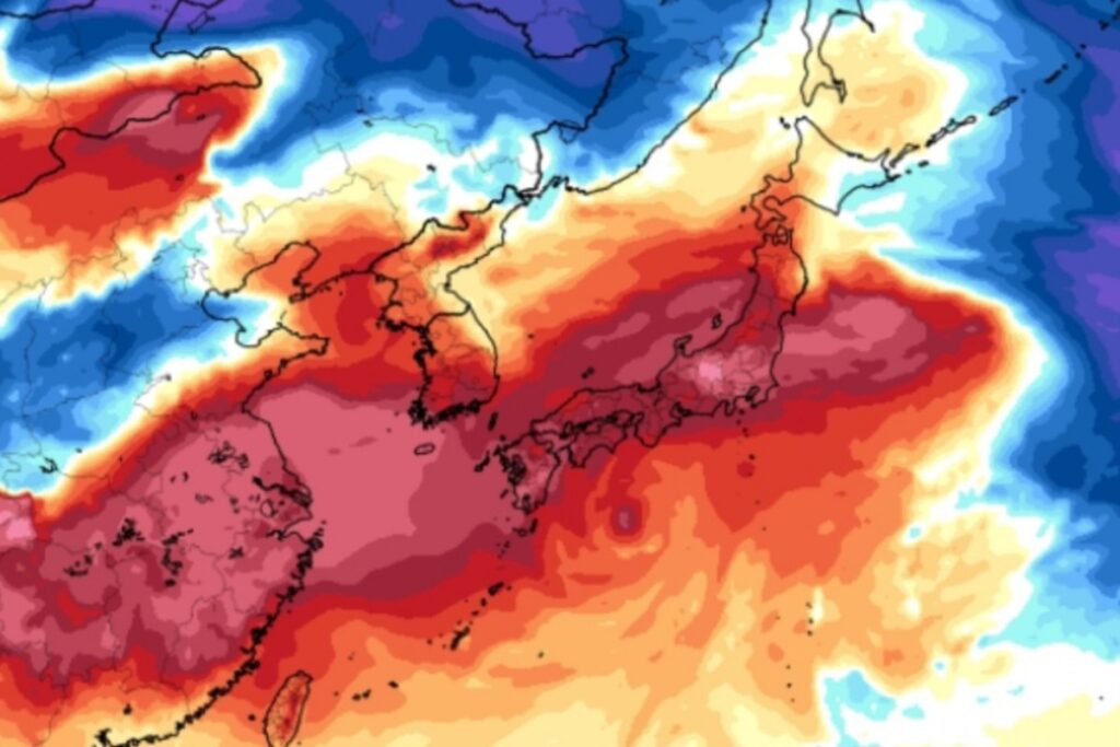 Caldo record Giappone ottobre