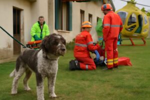 Cane bambino soccorso
