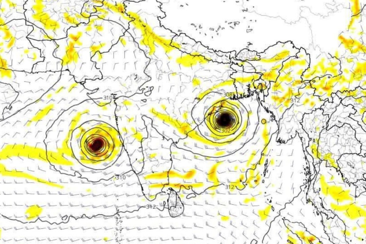 Meteo, fine ottobre ad alto rischio tropicale: possibili condizioni per un potente ciclone sulla Baia del Bengala