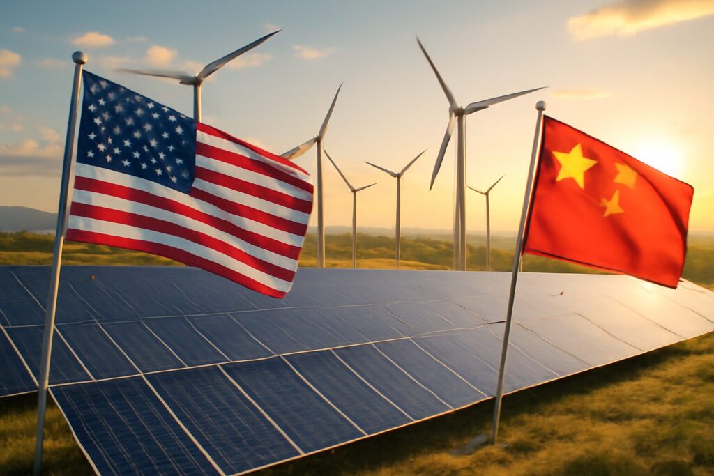 Energie rinnovabili Cina Stati Uniti