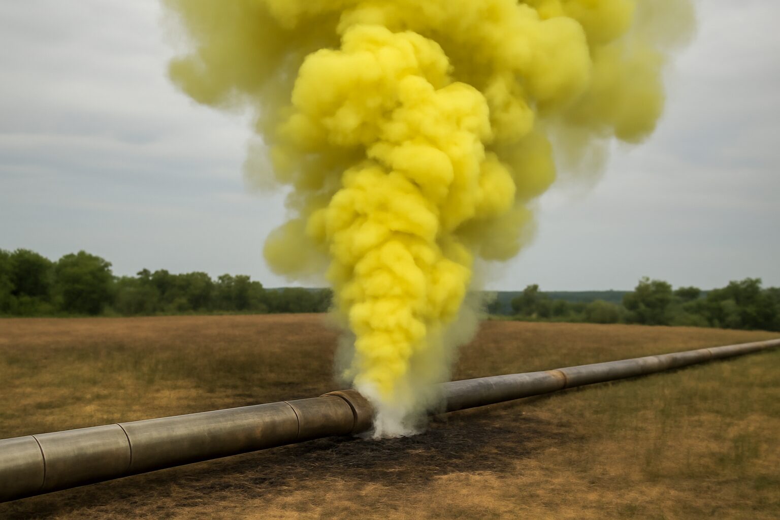 Salta in aria un gasdotto per ammoniaca vicino al villaggio di Rusin Yar: rilasciato gas tossico nell’aria