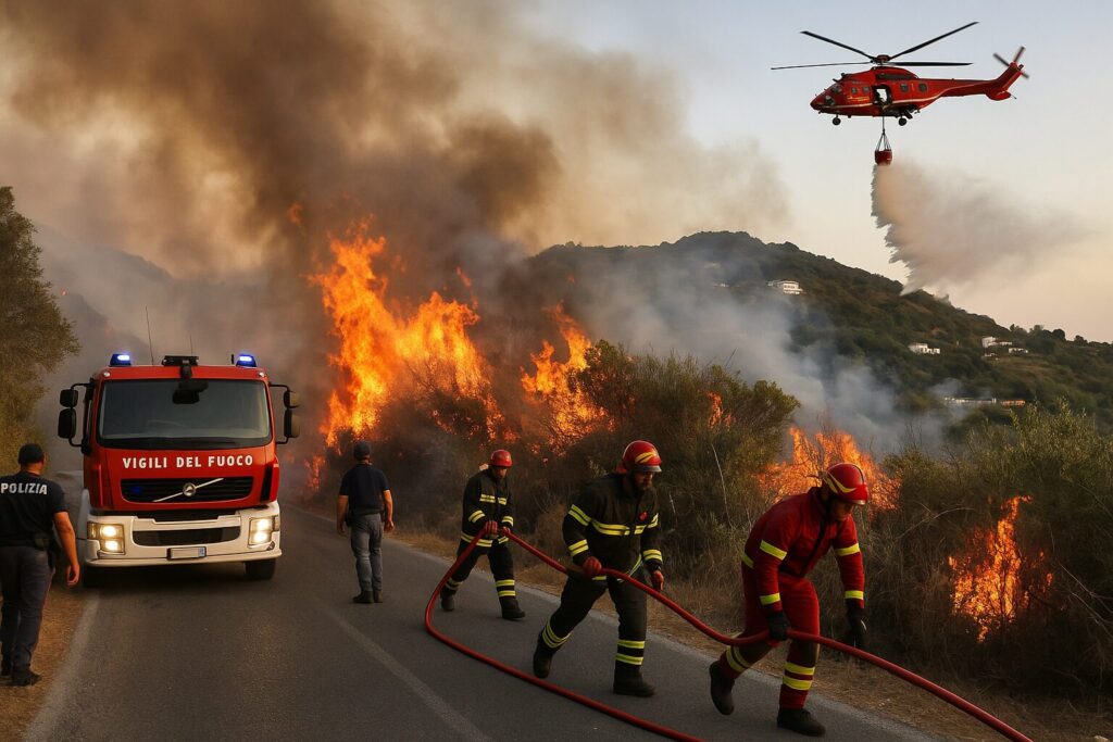 Incendio Ischia