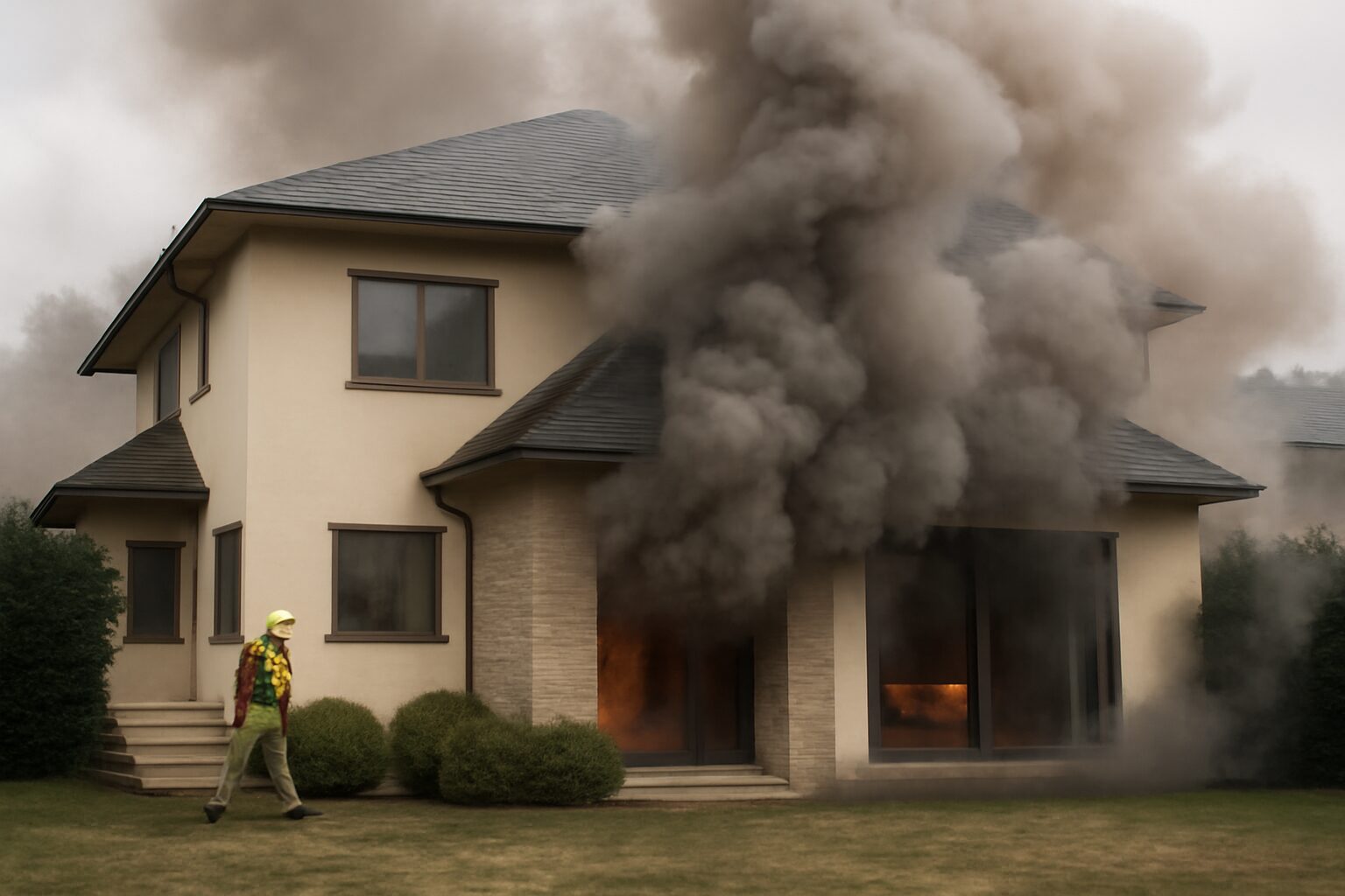 Panico in casa Vinicius: incendio nella sauna, intervento dei vigili del fuoco