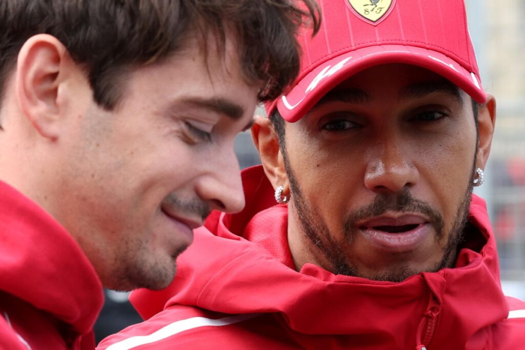 Leclerc Hamilton