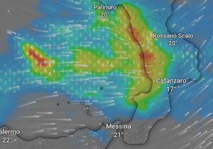 Maltempo Calabria 5 ottobre