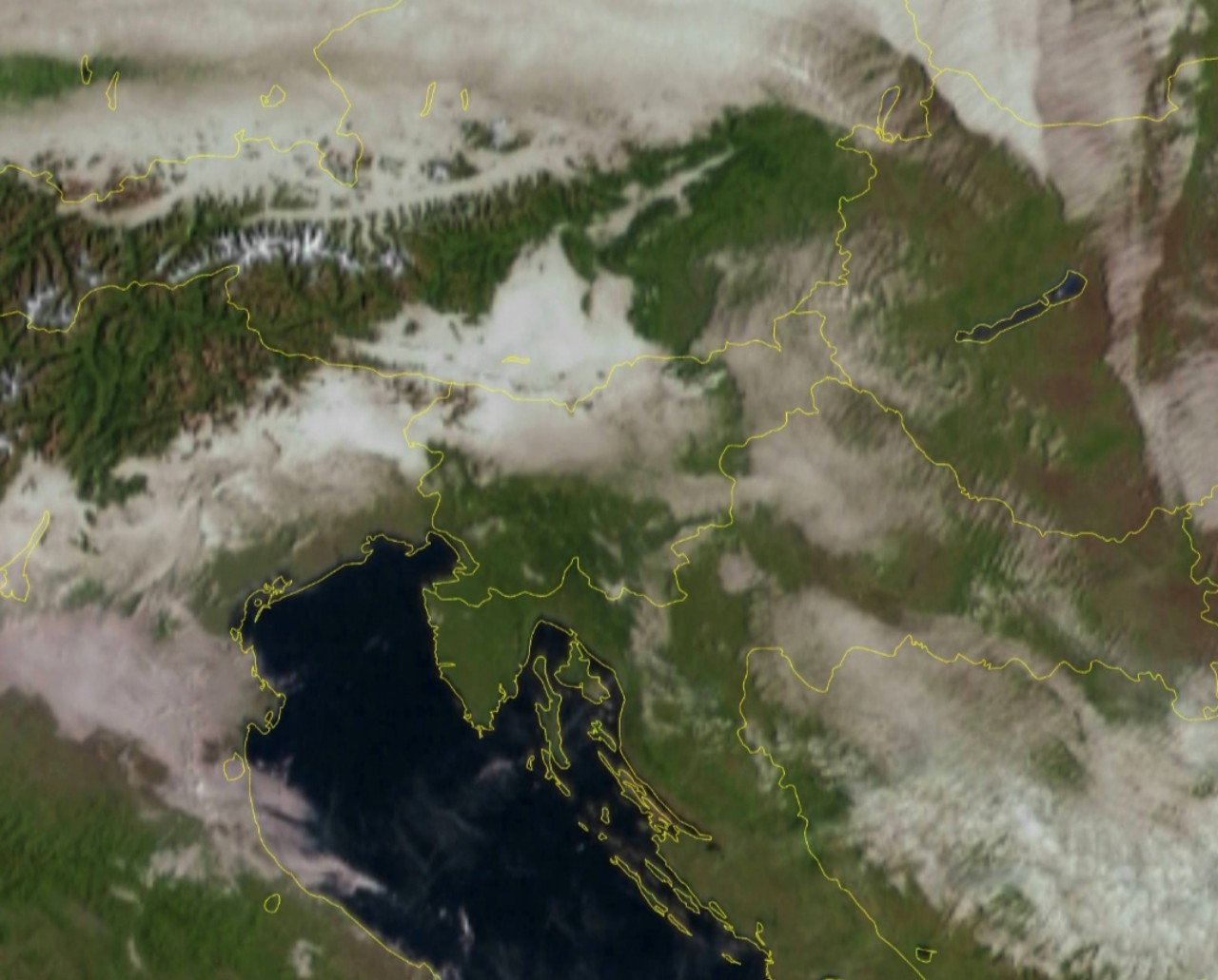 Nebbie Slovenia satellite