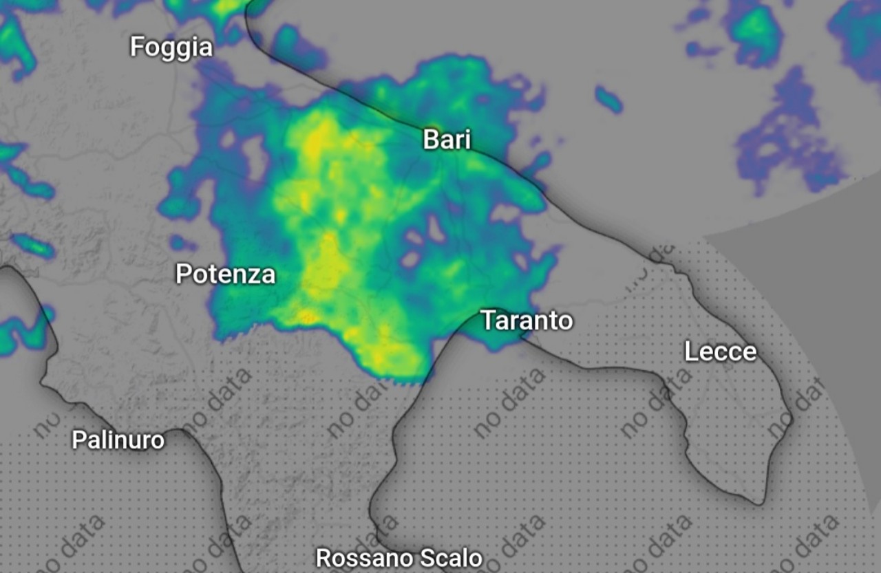 Piogge Basilicata 17 ottobre 