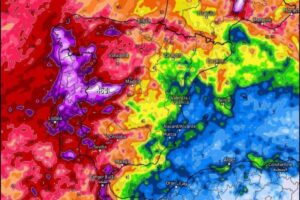 Piogge previste su Spagna e Portogallo