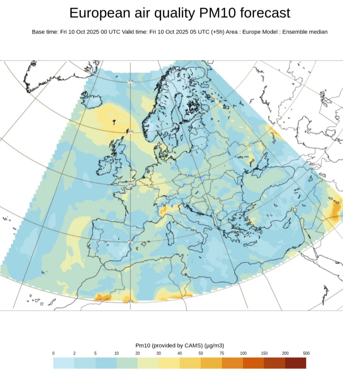 PM10 Europa 