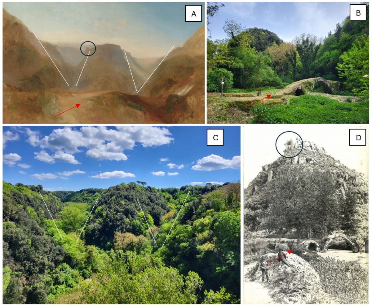 Il Ponte del Diavolo di Blera in un dipinto di William Turner: una sorprendente somiglianza | FOTO