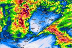 Precipitazioni Piemonte 23 ottobre