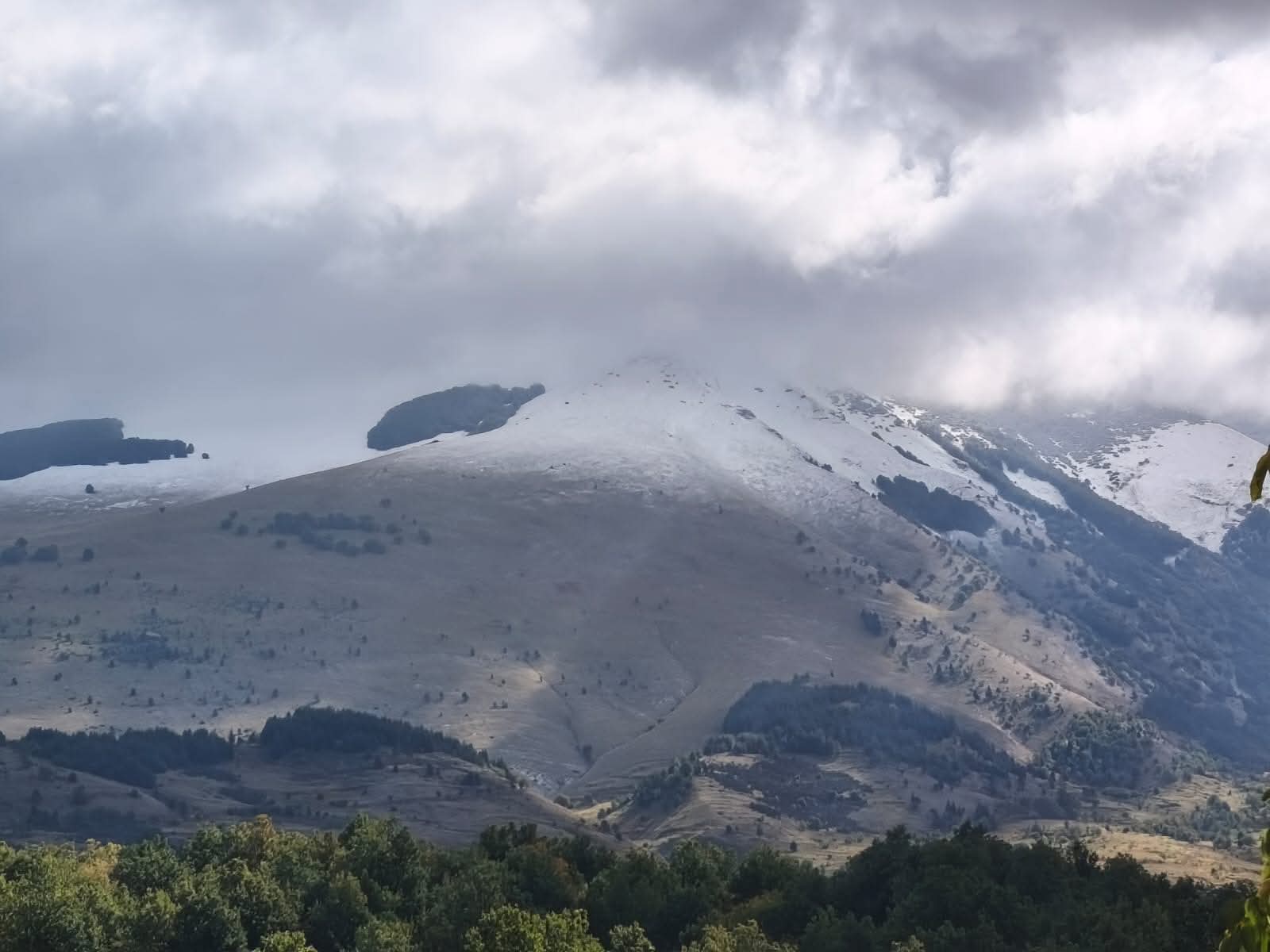 Prima neve sulla Majella