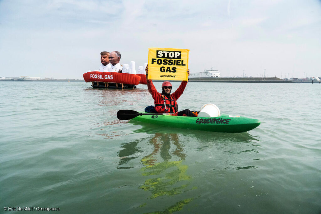 Protesta Greenpeace GNL