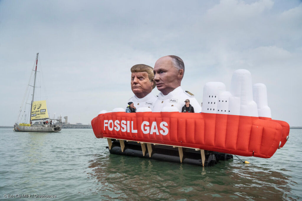 Protesta Greenpeace GNL