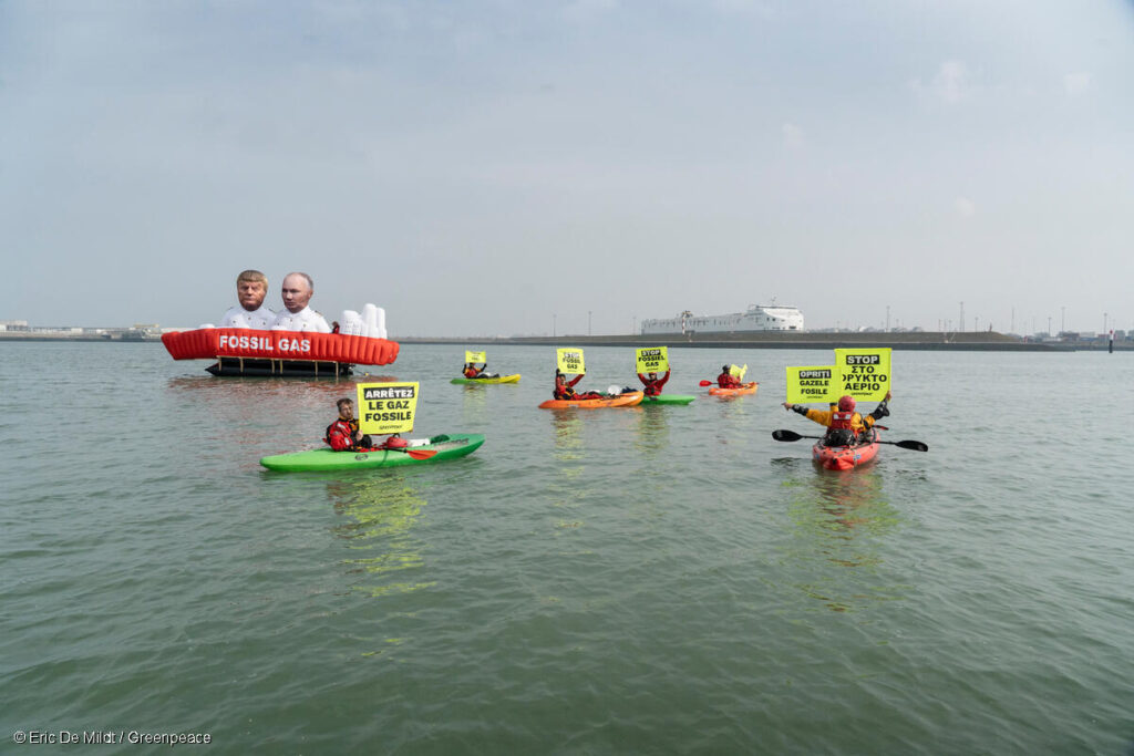 Protesta Greenpeace GNL