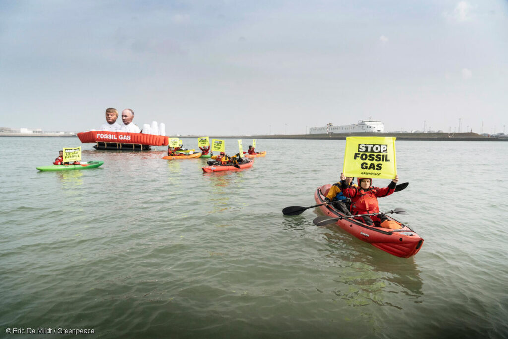 Protesta Greenpeace GNL