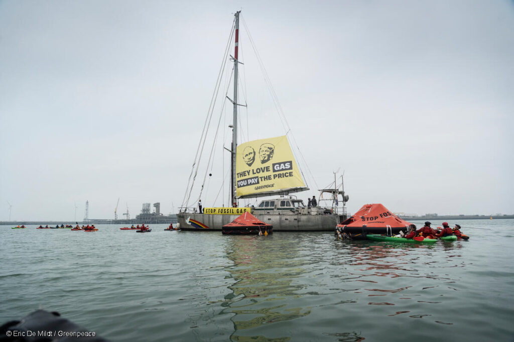 Protesta Greenpeace GNL