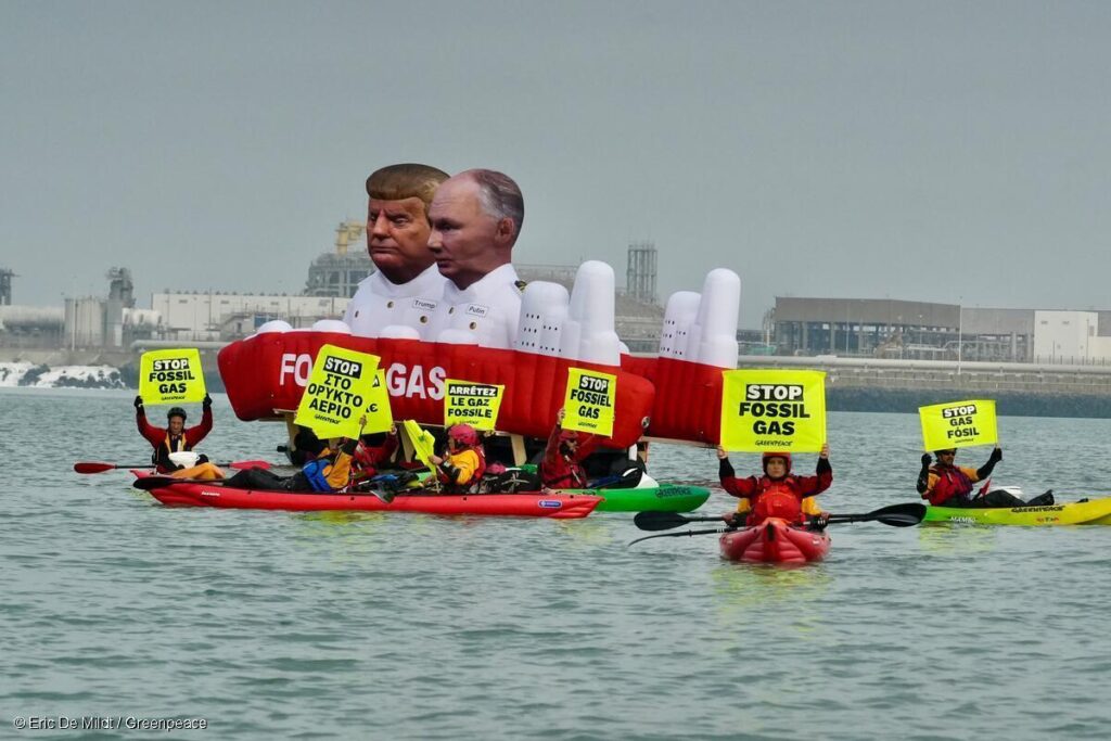 Protesta Greenpeace GNL