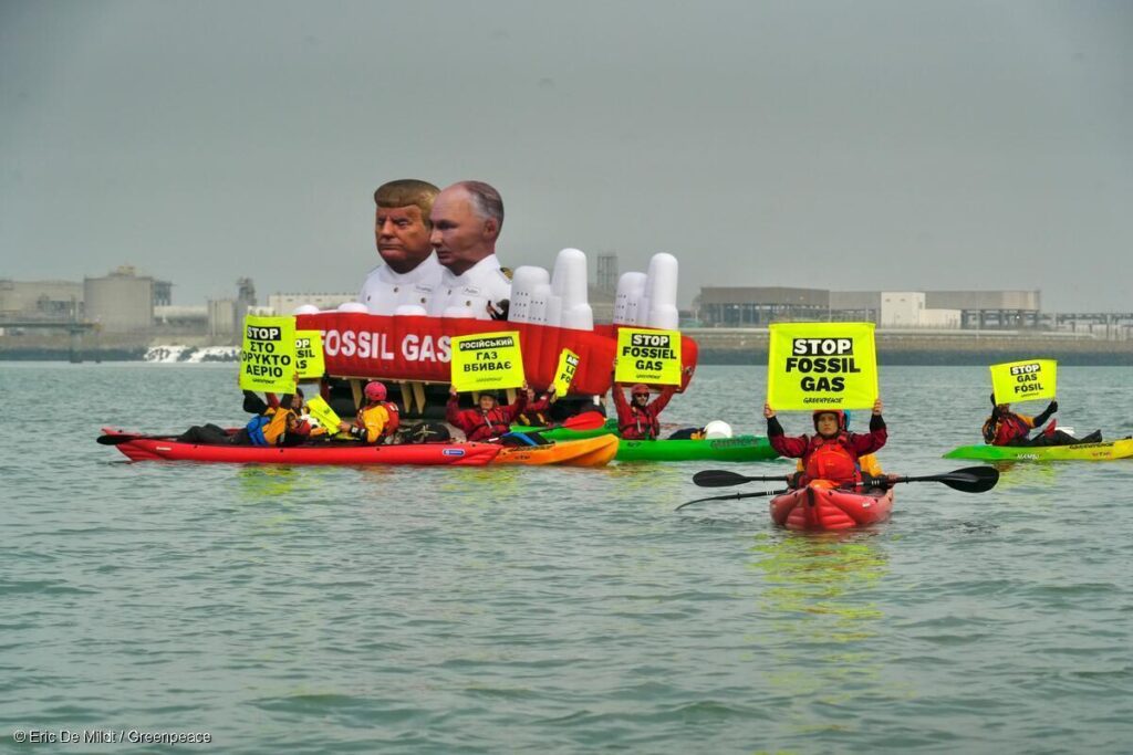 Protesta Greenpeace GNL
