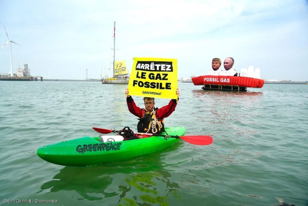 Protesta Greenpeace GNL