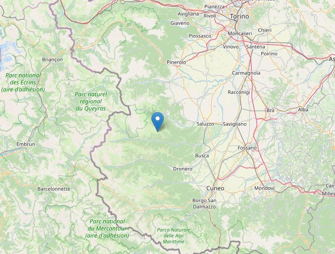 Sampeyre terremoto cuneo piemonte