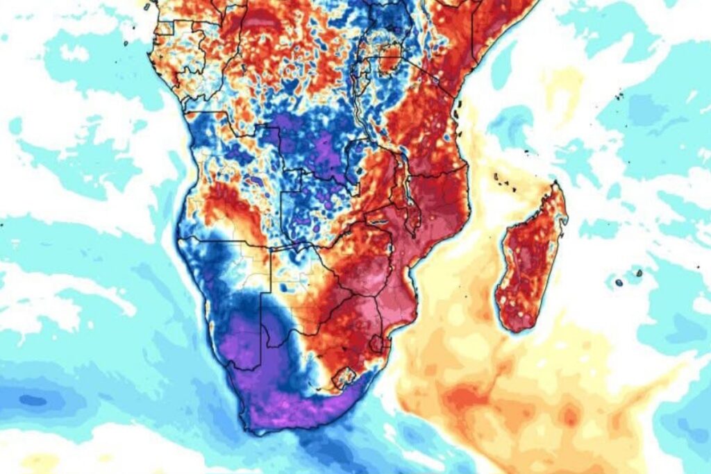 Sudafrica diviso in due
