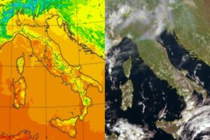 Temperature massime e satellite 19 ottobre