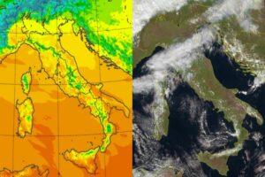 Temperature massime e satellite 27 ottobre