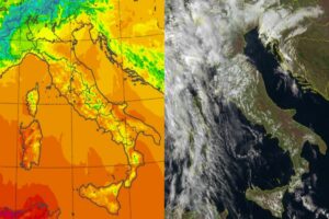 Temperature massime e satellite 29 ottobre