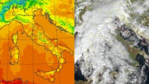 Temperature massime e satellite 30 ottobre