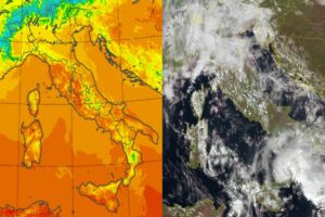 Temperature massime e satellite 31 ottobre