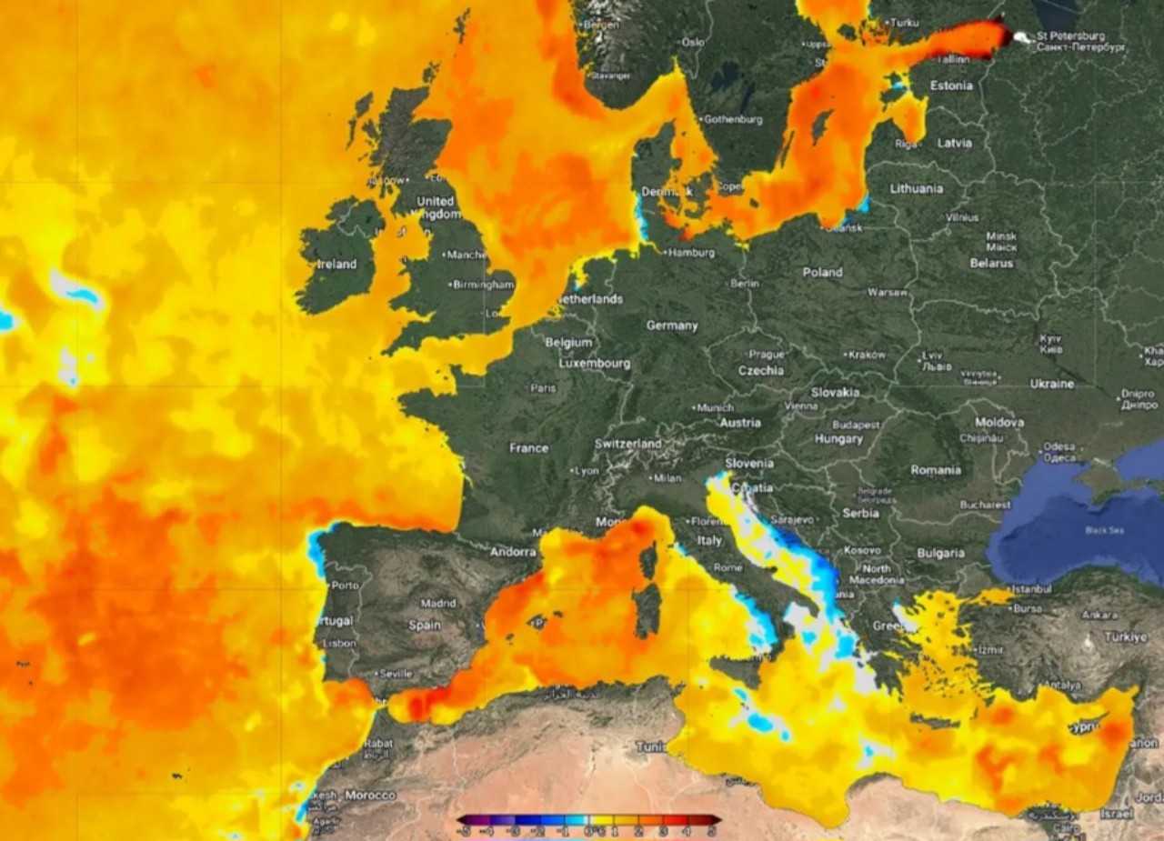 Temperature superficiali mari europei