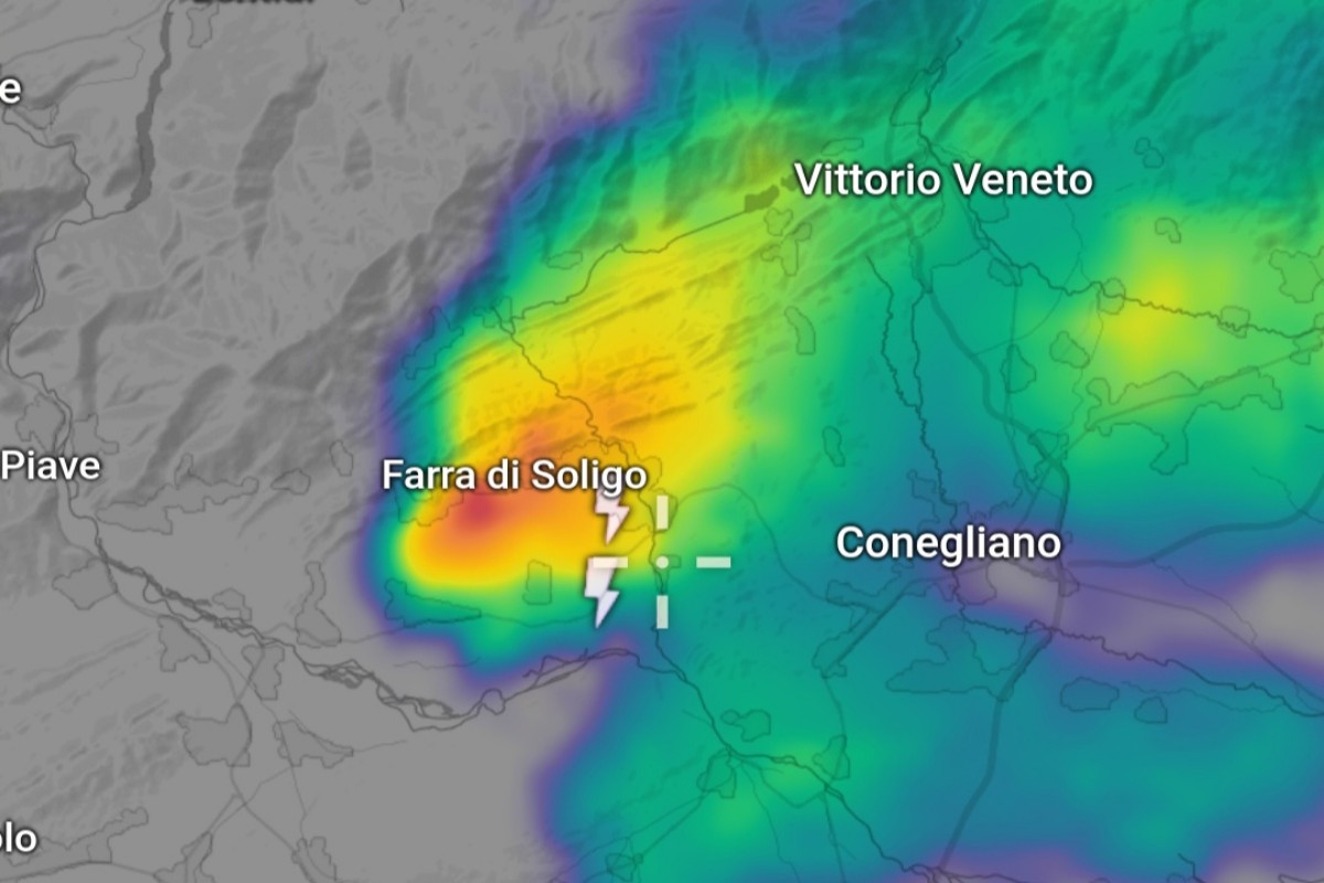 Temporale Farra di Soligo 