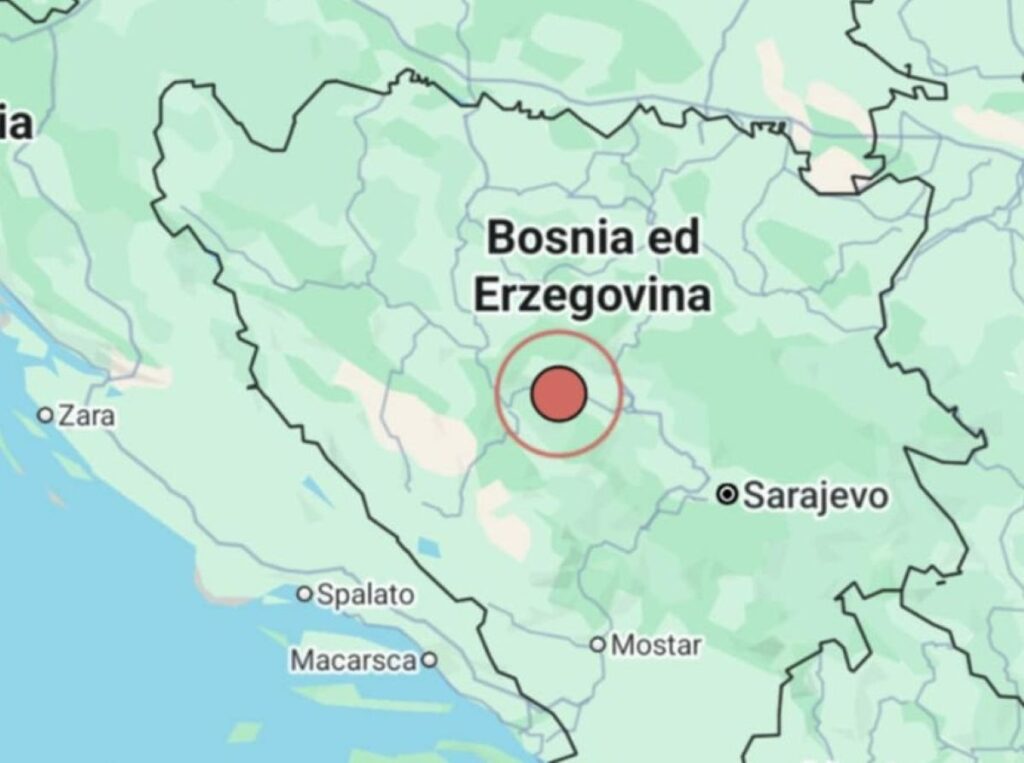 Terremoto Bosnia